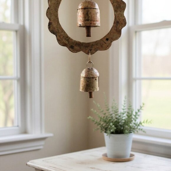 Peaceful:  Sun Bell Wind Chime & Garden Decor - Picture 4 of 9